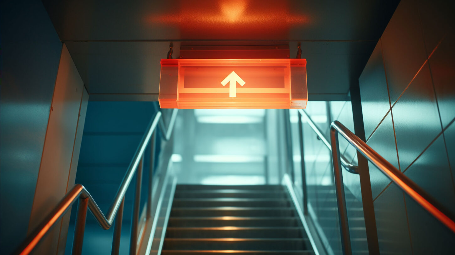 Installation in the escape route